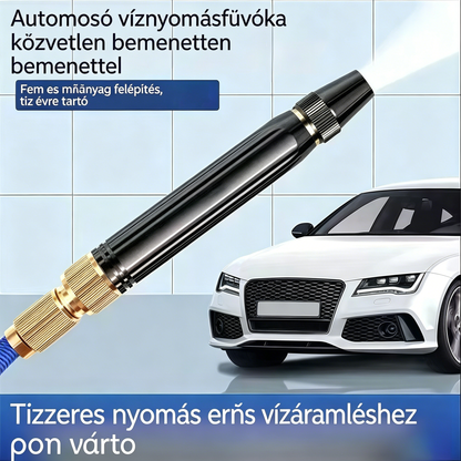 🚿 🔥A különleges ajánlat utolsó napja!! 🔥💧 Nagynyomású vízpisztoly - autómosáshoz, kertészkedéshez, 10x nyomás, több funkció ⚡